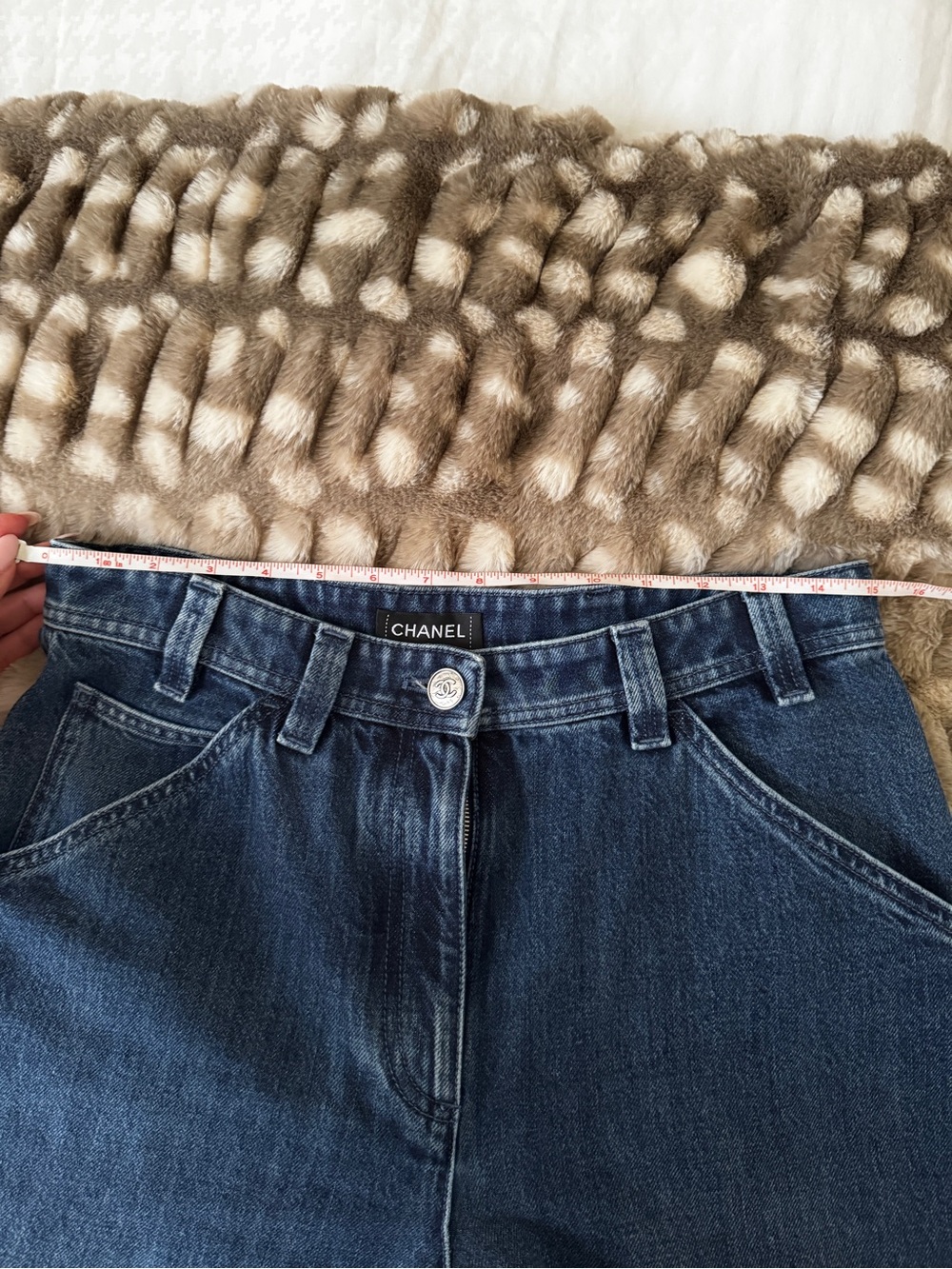 CHANEL 26P cargo jeans sz 38 - Picture 8 of 9